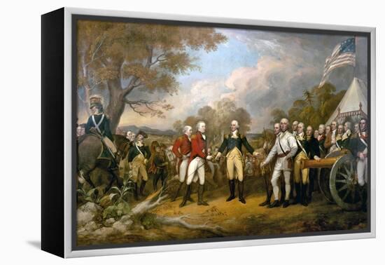 Surrender of General Burgoyne-John Trumbull-Framed Stretched Canvas