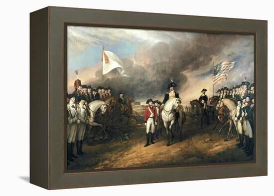 Surrender of General Cornwallis-John Trumbull-Framed Stretched Canvas