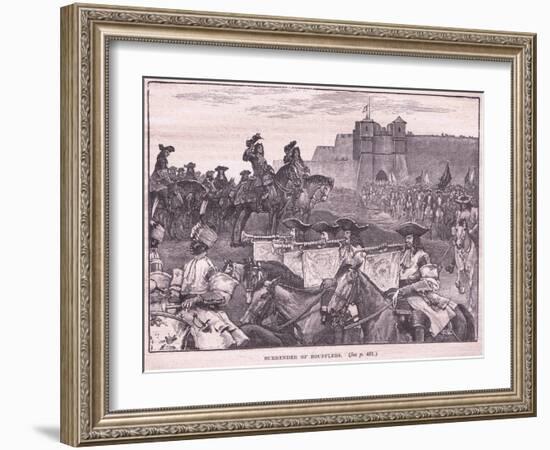 Surrender of the Boufflers Ad 1695-William Barnes Wollen-Framed Giclee Print