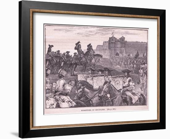 Surrender of the Boufflers Ad 1695-William Barnes Wollen-Framed Giclee Print