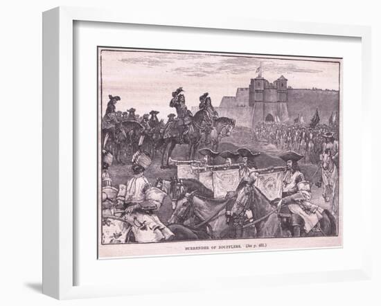 Surrender of the Boufflers Ad 1695-William Barnes Wollen-Framed Giclee Print