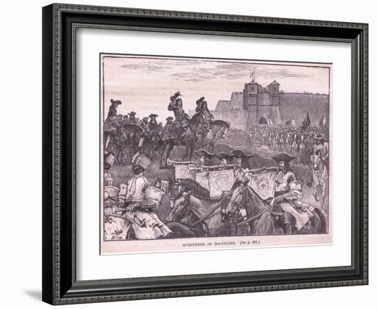 Surrender of the Boufflers Ad 1695-William Barnes Wollen-Framed Giclee Print