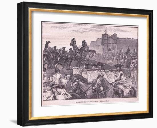 Surrender of the Boufflers Ad 1695-William Barnes Wollen-Framed Giclee Print