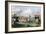Surrender of the British Army under Lord Cornwallis at Yorktown, c.1781-null-Framed Giclee Print