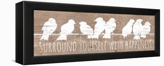Surround with Happiness-Patricia Pinto-Framed Stretched Canvas