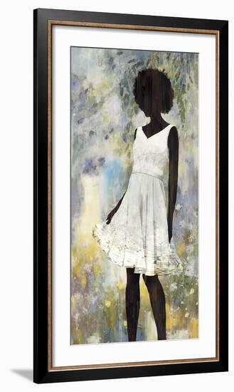 Surrounded by Flowers-Mark Chandon-Framed Art Print