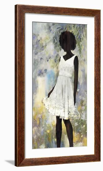 Surrounded by Flowers-Mark Chandon-Framed Art Print