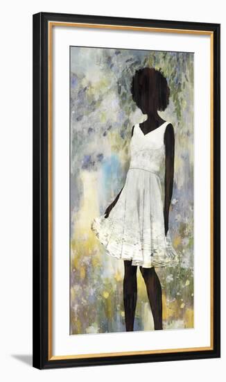 Surrounded by Flowers-Mark Chandon-Framed Art Print