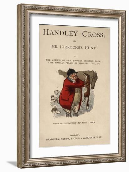 Surtees, Handley Cross-John Leech-Framed Art Print