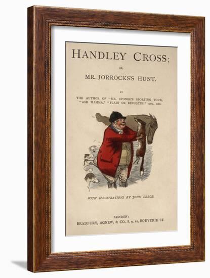 Surtees, Handley Cross-John Leech-Framed Art Print