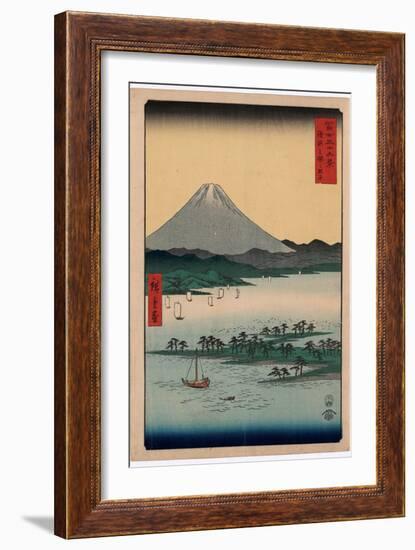 Suruga Miho No Matsubara-Utagawa Hiroshige-Framed Giclee Print