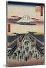 Surugacho Street, September 1856-Utagawa Hiroshige-Mounted Giclee Print