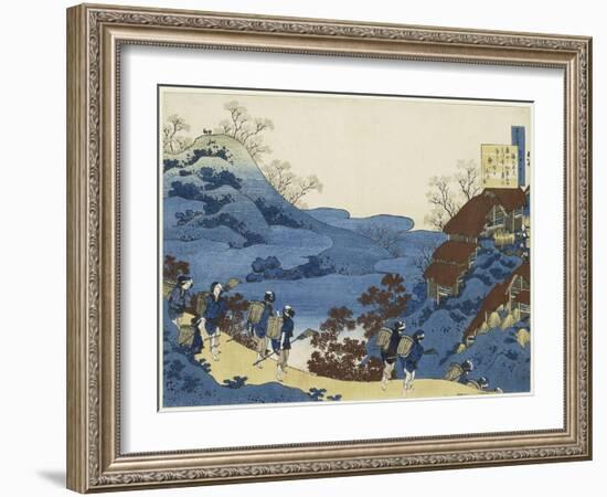 Surumaru daiyû-Katsushika Hokusai-Framed Giclee Print