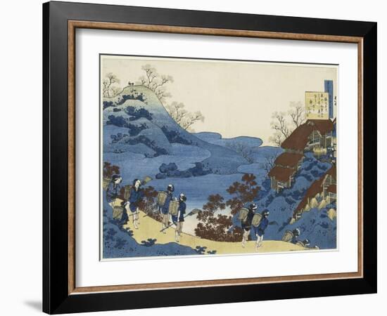 Surumaru daiyû-Katsushika Hokusai-Framed Giclee Print