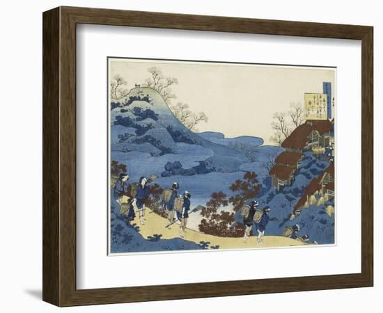 Surumaru daiyû-Katsushika Hokusai-Framed Giclee Print