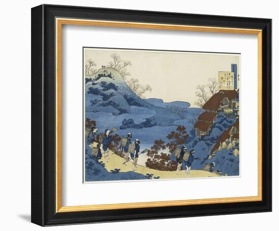 Surumaru daiyû-Katsushika Hokusai-Framed Giclee Print