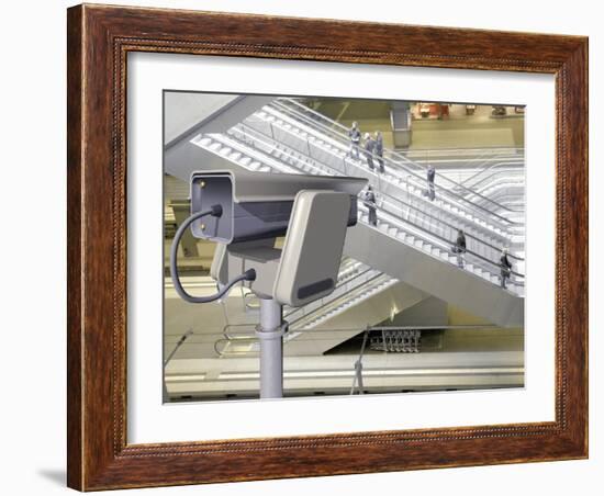 Surveillance Camera, Computer Artwork-Laguna Design-Framed Photographic Print