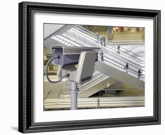 Surveillance Camera, Computer Artwork-Laguna Design-Framed Photographic Print