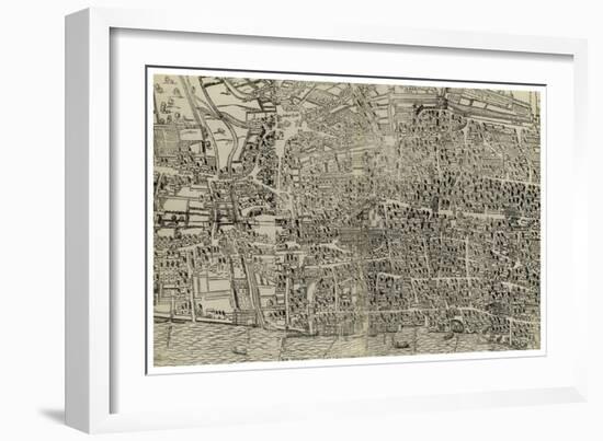 Survey of London, 16th or 17th Century-null-Framed Giclee Print