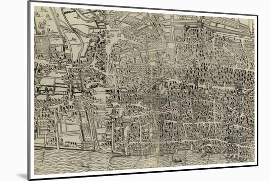 Survey of London, 16th or 17th Century-null-Mounted Giclee Print