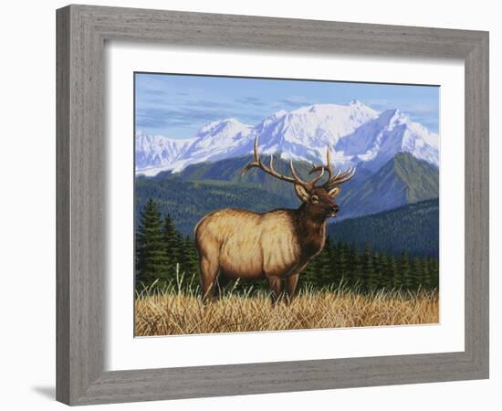 Surveying His Domain-William Vanderdasson-Framed Giclee Print