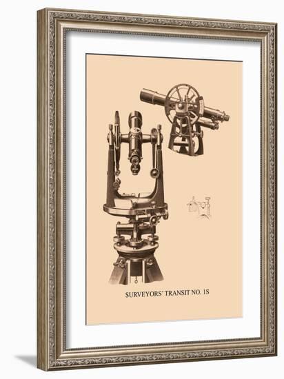 Surveyors' Transit No. 1S-null-Framed Art Print