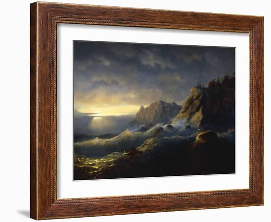 Survivors from a Shipwreck, 1846-Ivan Konstantinovich Aivazovsky-Framed Giclee Print