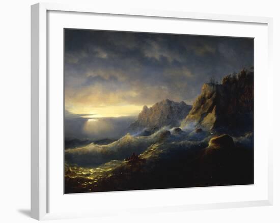 Survivors from a Shipwreck, 1846-Ivan Konstantinovich Aivazovsky-Framed Giclee Print