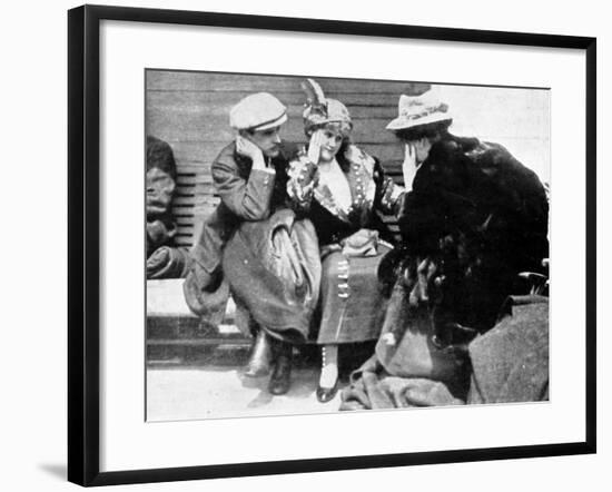 Survivors of the Titanic Disaster Onboard the Carpathia-null-Framed Photographic Print