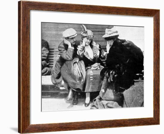 Survivors of the Titanic Disaster Onboard the Carpathia-null-Framed Photographic Print