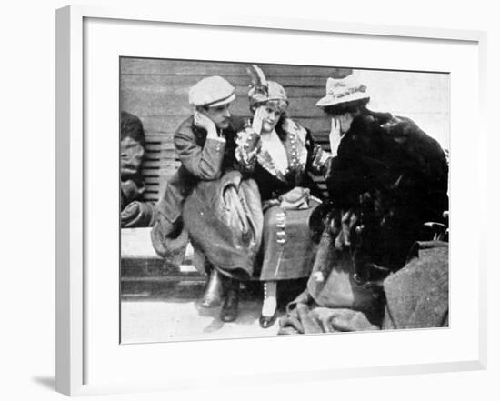 Survivors of the Titanic Disaster Onboard the Carpathia-null-Framed Photographic Print