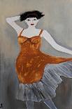 1920s Lady with Pearls-Susan Adams-Giclee Print