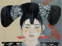 Qing Dynasty Woman with Butterfly, 2015-Susan Adams-Giclee Print