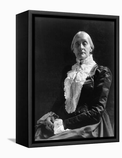 Susan B. Anthony (1820-1906)-Frances Benjamin Johnston-Framed Premier Image Canvas