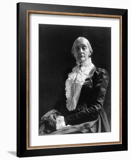 Susan B. Anthony (1820-1906)-Frances Benjamin Johnston-Framed Photographic Print