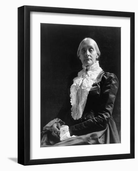 Susan B. Anthony (1820-1906)-Frances Benjamin Johnston-Framed Photographic Print