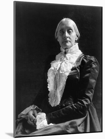 Susan B. Anthony (1820-1906)-Frances Benjamin Johnston-Mounted Photographic Print