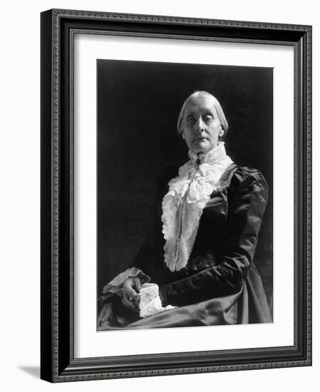 Susan B. Anthony (1820-1906)-Frances Benjamin Johnston-Framed Photographic Print