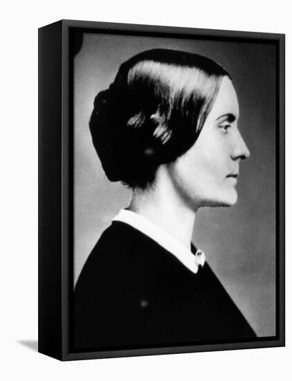 Susan B. Anthony, American Civil Rights Leader, 1860-null-Framed Stretched Canvas