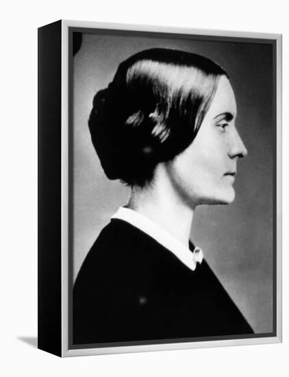 Susan B. Anthony, American Civil Rights Leader, 1860-null-Framed Stretched Canvas