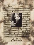 Principles of Music-Beethoven-Susan Hartenhoff-Framed Giclee Print
