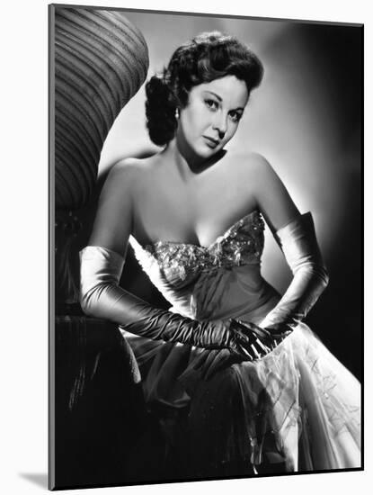 Susan Hayward (1918 - 1975) actrice americaine dans les annees 50, 1950's (b/w photo)-null-Mounted Photo