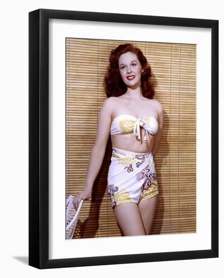 Susan Hayward (1918 - 1975), American Actress from 40's (photo)-null-Framed Photo