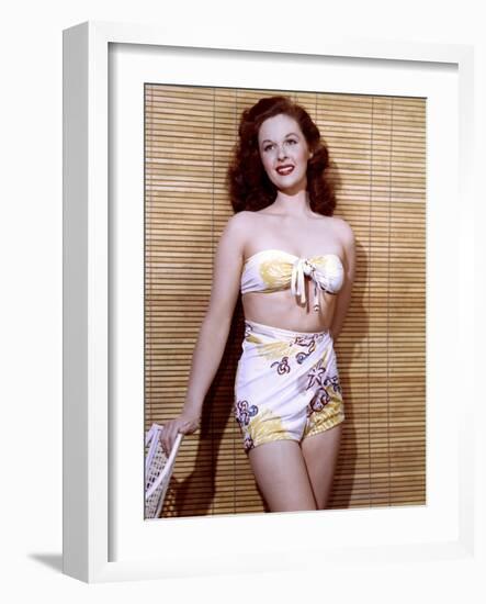 Susan Hayward (1918 - 1975), American Actress from 40's (photo)-null-Framed Photo