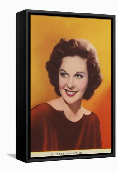 Susan Hayward, American Actress and Film Star-null-Framed Premier Image Canvas