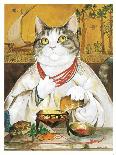 Illustration from Cats Galore! A Compendium of Cultured Cats (Pub. 2015)-Susan Herbert-Framed Giclee Print