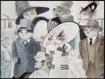 Illustration from Cats Galore! A Compendium of Cultured Cats (Pub. 2015)-Susan Herbert-Giclee Print