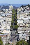 View Down Lombard Street, Russian Hill, San Francisco, California-Susan Pease-Photographic Print