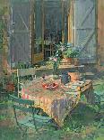 Dining Room with Geraniums-Susan Ryder-Giclee Print