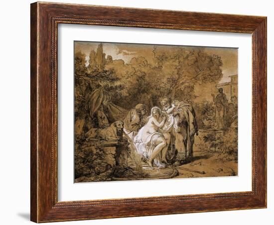 Susanna and Elders-Francois Andre Vincent-Framed Giclee Print